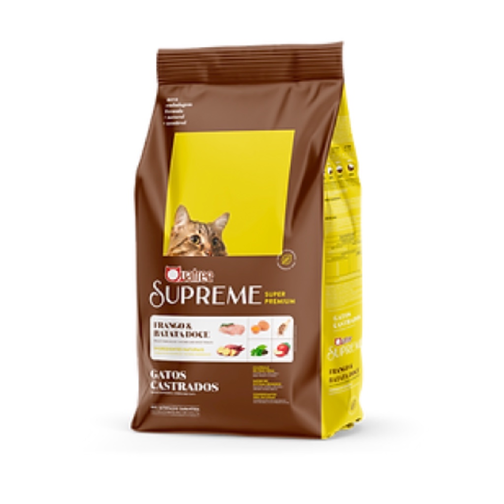 Ração Quatree Supreme Gatos Castrados Frango Batata 10Kg