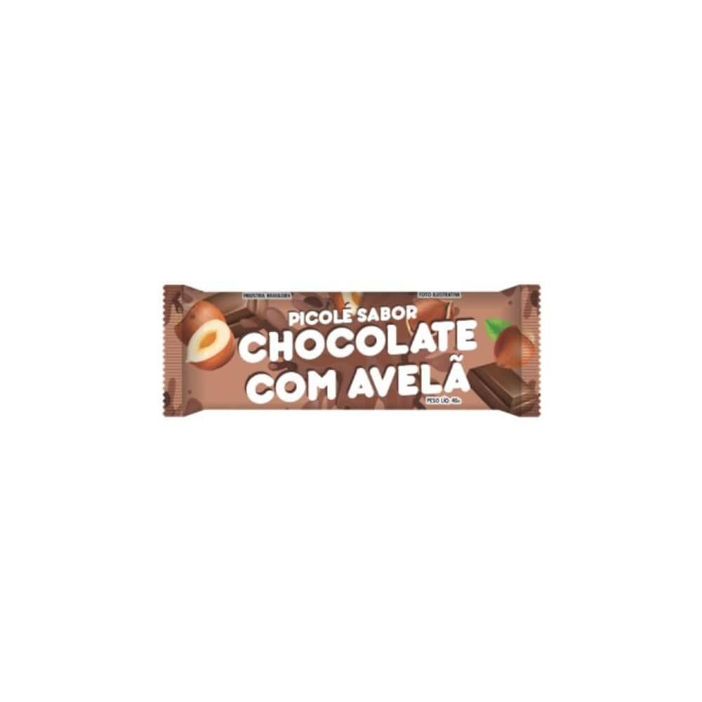 Saquinho Bopp para Picolé sabor Chocolate com Avelã