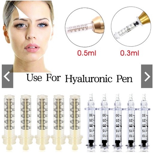 KIT 5/10 0,3ml/0,5ml Seringa de Caneta Pressurizada - Envio em 12 horas