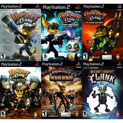 Ratchet & Clank Coleção 6 Jogos - Playstation 2