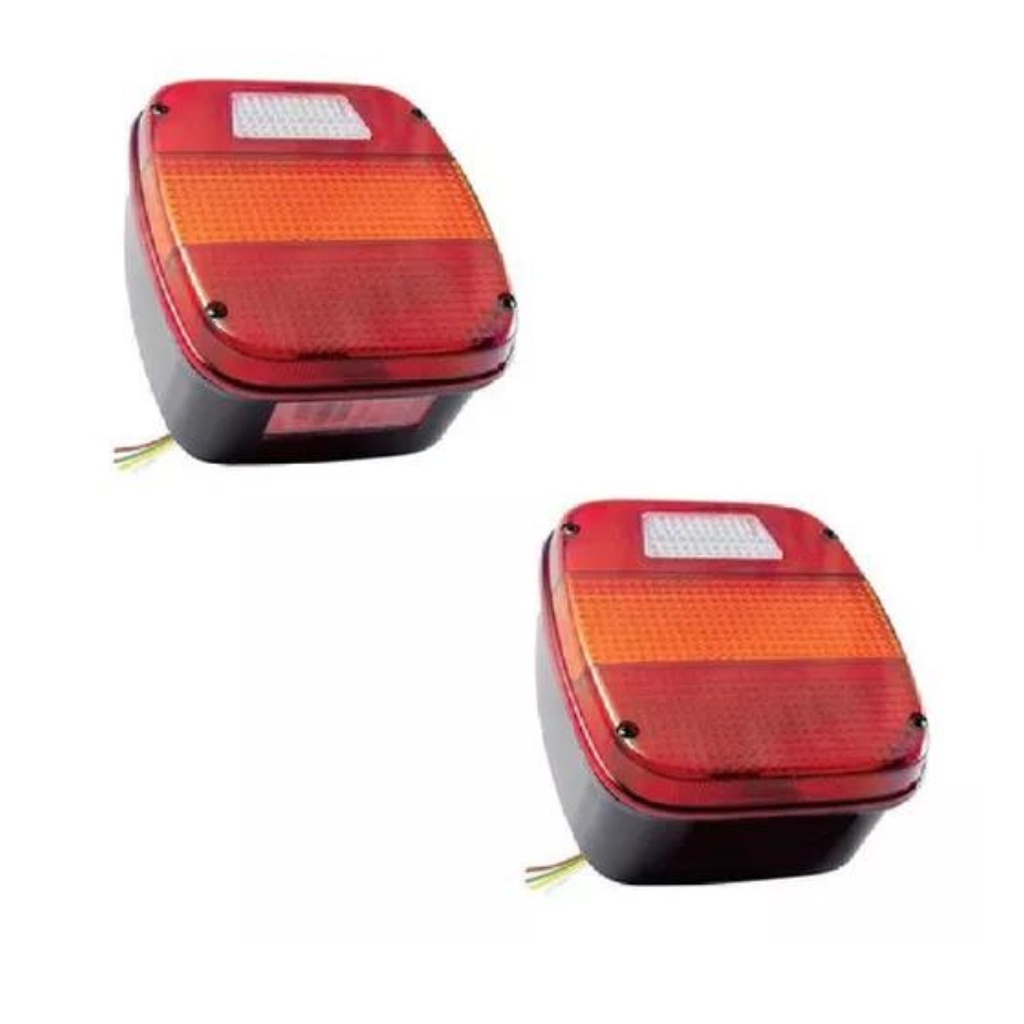 Par Lanterna Traseira Ford F4000 F1000 F350 D/e Vw Constellation 19320 Worker Titan 1318 Delivery 5140 25370