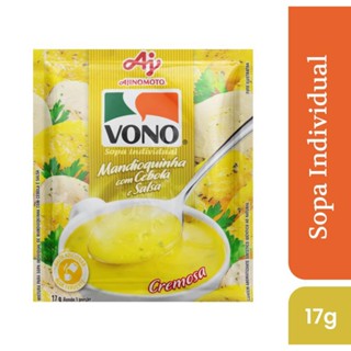 Sopa Cremosa Vono Sabor Mandioquinha com Cebola e Salsa 17g