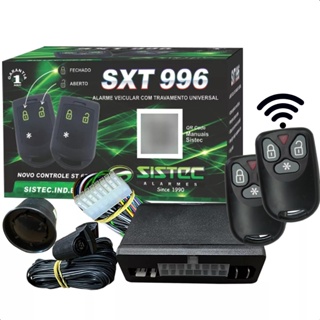 Alarme Automotivo Controle Travamento Universal Sistec SXT 996 multi Função pânico Liga Desliga em Oferta na Shopee