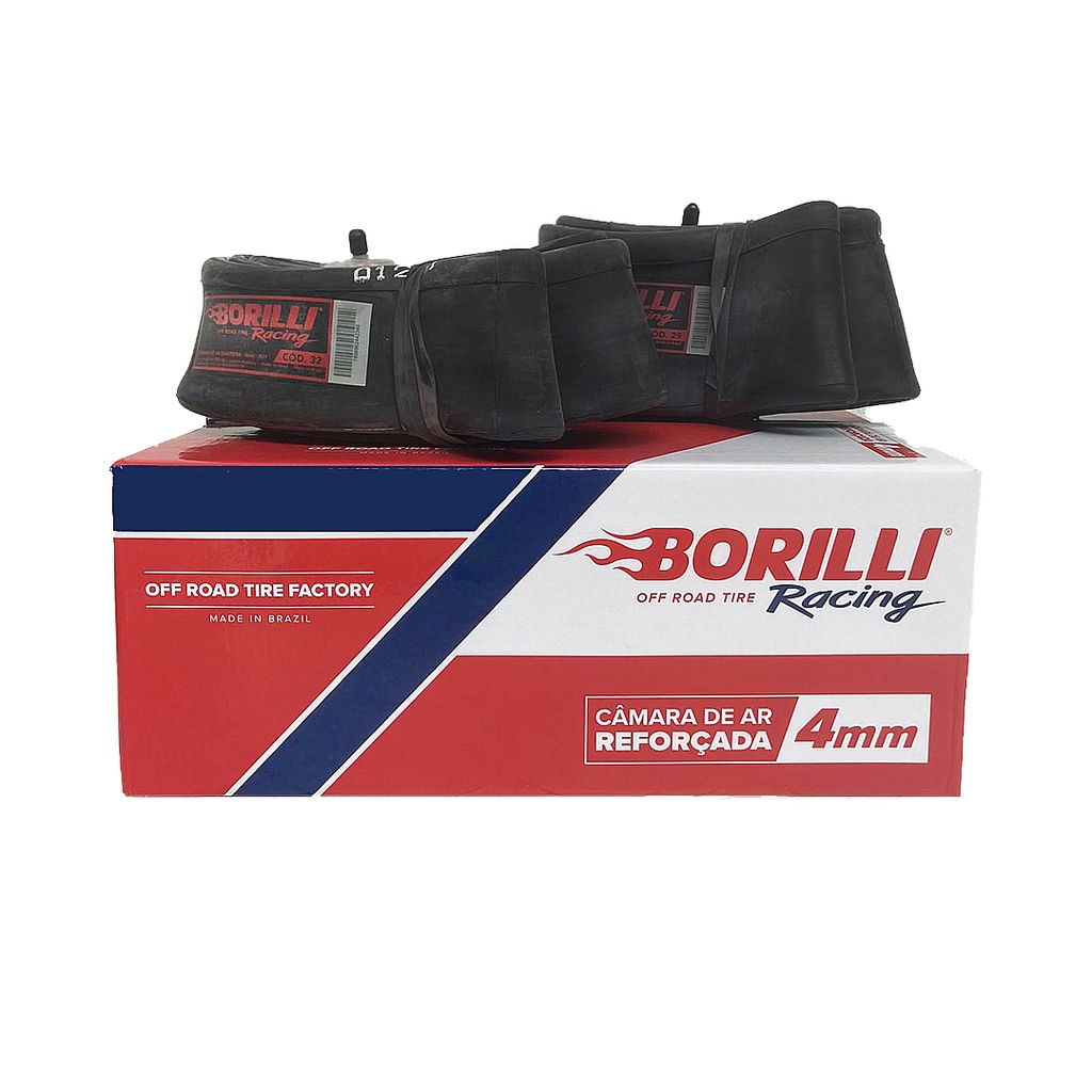 Par Câmara de Ar Borilli Reforçada 4mm Aro 18 + Aro 21 Crf em Oferta na Shopee