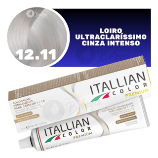 Coloração Itallian Color Louro Escuro Cinza 12.11 60g