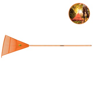 Vassoura Plástica de Jardim 22 Dentes com Cabo 120 CM TRAMONTINA