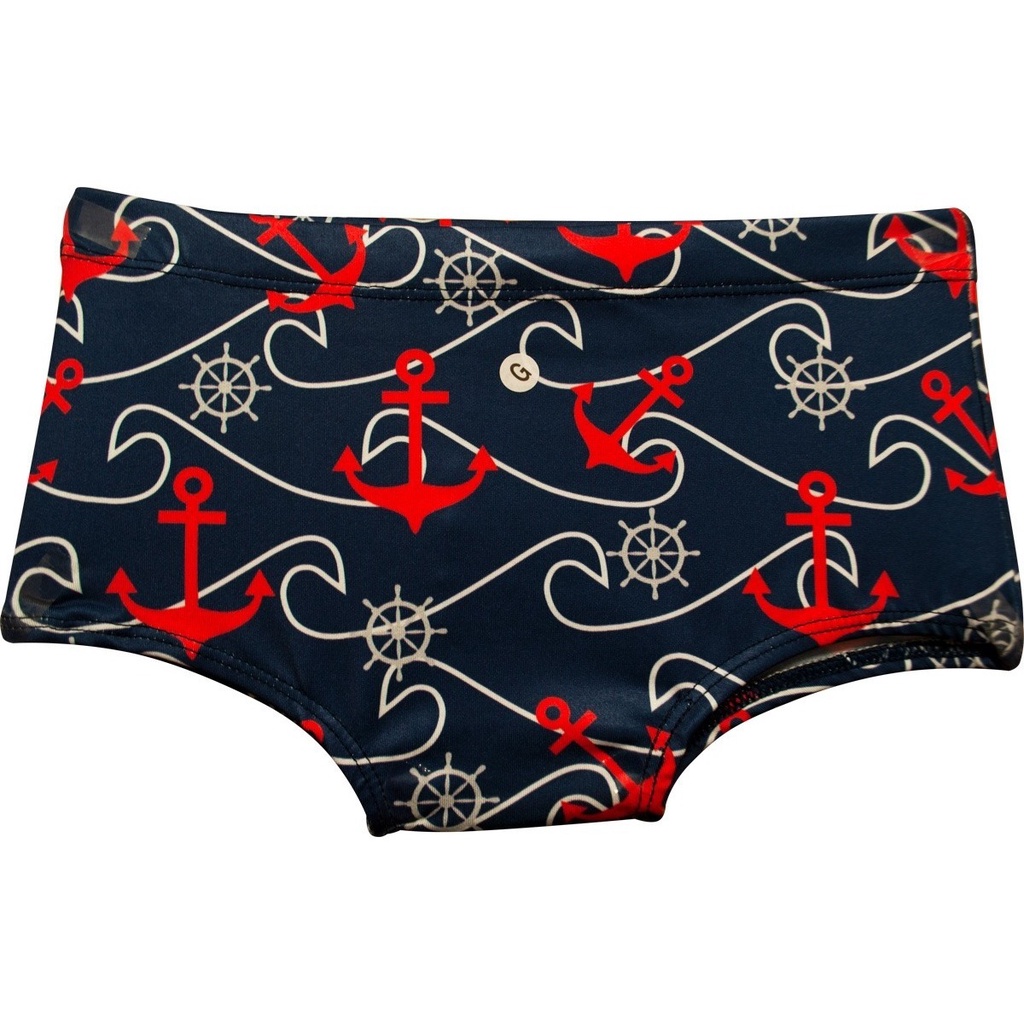 Sunga Infantil Menino Surf Ancora Praia Verão Piscina Uv
