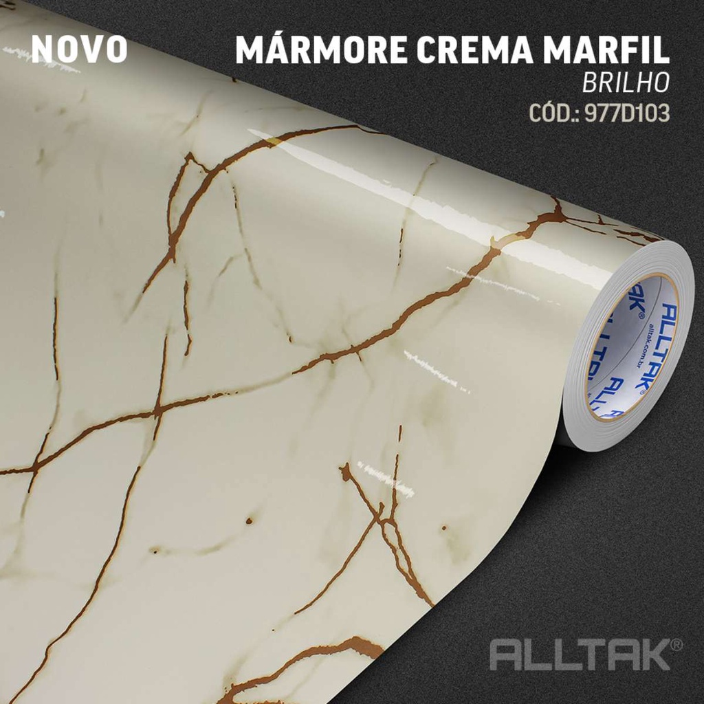 Vinil Adesivo de Mármore Branco Crema Marfil Brilho Para Envelopamento Decorativo Pia, Bancada, Box, Cozinha, etc... 0,60 X 2,00 ate 8,00 METROS