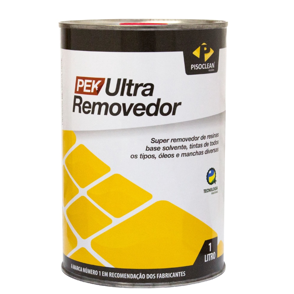PEK ULTRA REMOVEDOR - REMOVEDOR DE CERAS,ACABAMENTOS, TINTAS ÓLEOS E MANCHAS - PISOCLEAN - 1 LITRO