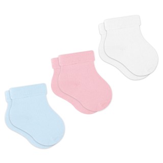 Kit com 3 Pares de Meias Recém Nascido Modal Selene
