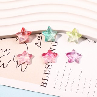 Crocs Jibbitz Pins Crystal Star 2.5D Botão De Encanto De Sapatos De Bricolagem