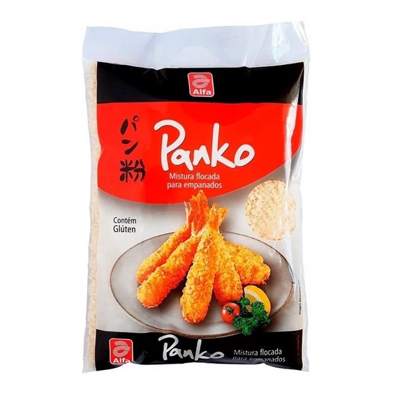 Farinha Panko Flocada para Empanar 200G Alfa