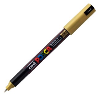 Caneta Posca PC-1MR ouro Uni-Ball em Oferta na Shopee