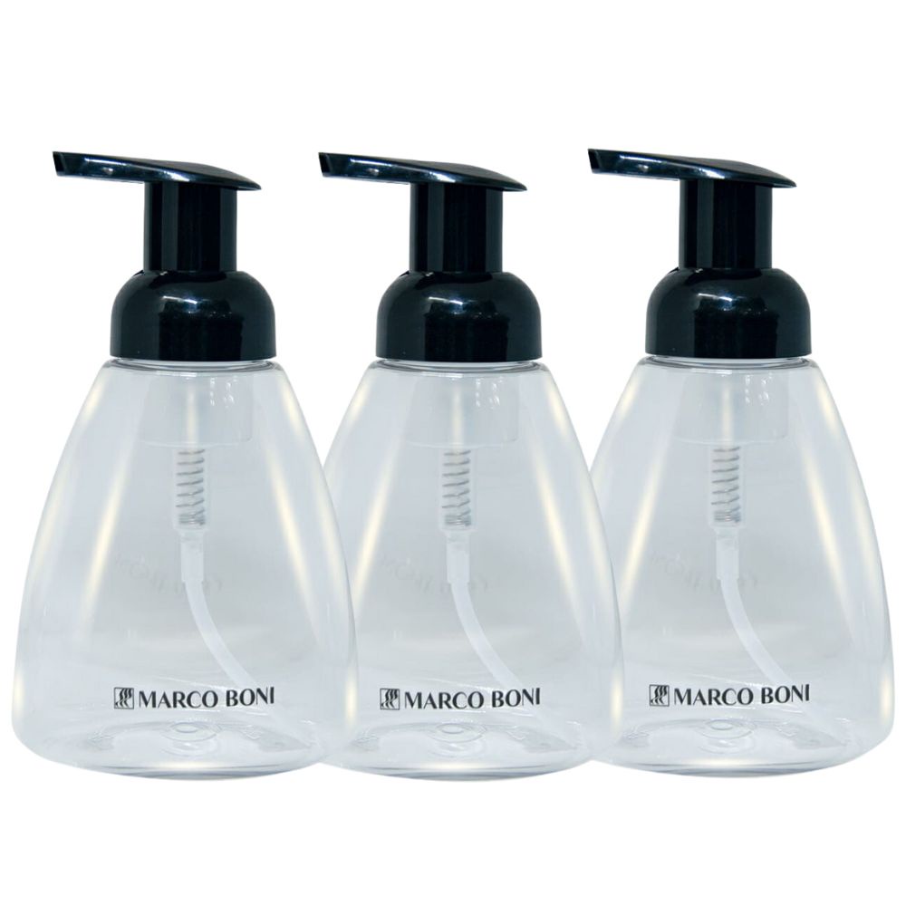 Kit C/ 3 Frascos Plástico Pump Espumadores 300ml Marco Boni
