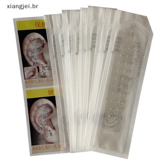 xiangjei 100/200pcs Acupuntura Contas Magnéticas Adesivos Auriculares Massagem Orelha er BR