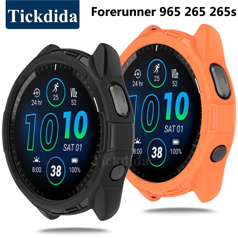 Capa Protetora TPU Para Garmin Forerunner 965 265 265s Smartwatch Relógio Inteligente Macia Acessórios