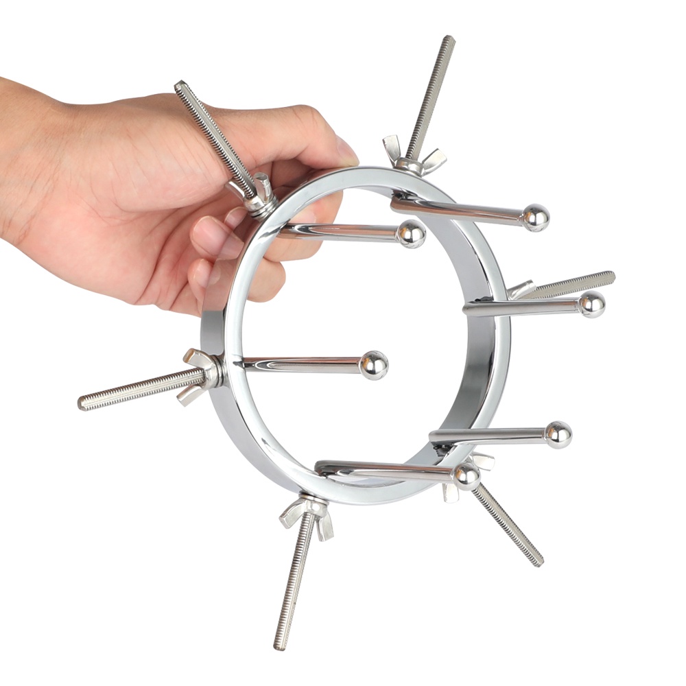 Espalhador Anal De Metal Grampo Dilatador Vaginal/Espelho De Espéculo Tamanho Ajustável Plug Brinquedos Sexuais Adultos Para Mulheres