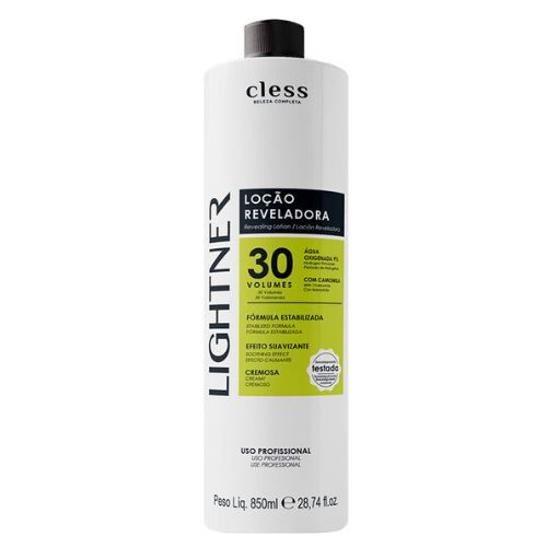 Água Oxigenada Lightner 30 volumes 850ml - Cless