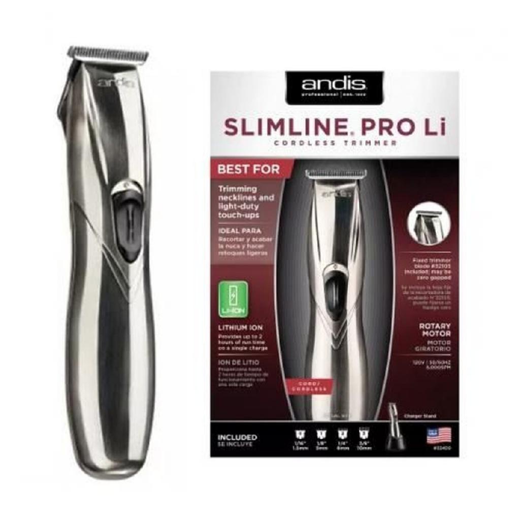 Máquina De Acabamento Andis Slim Line Pro Li Prata Bivolt