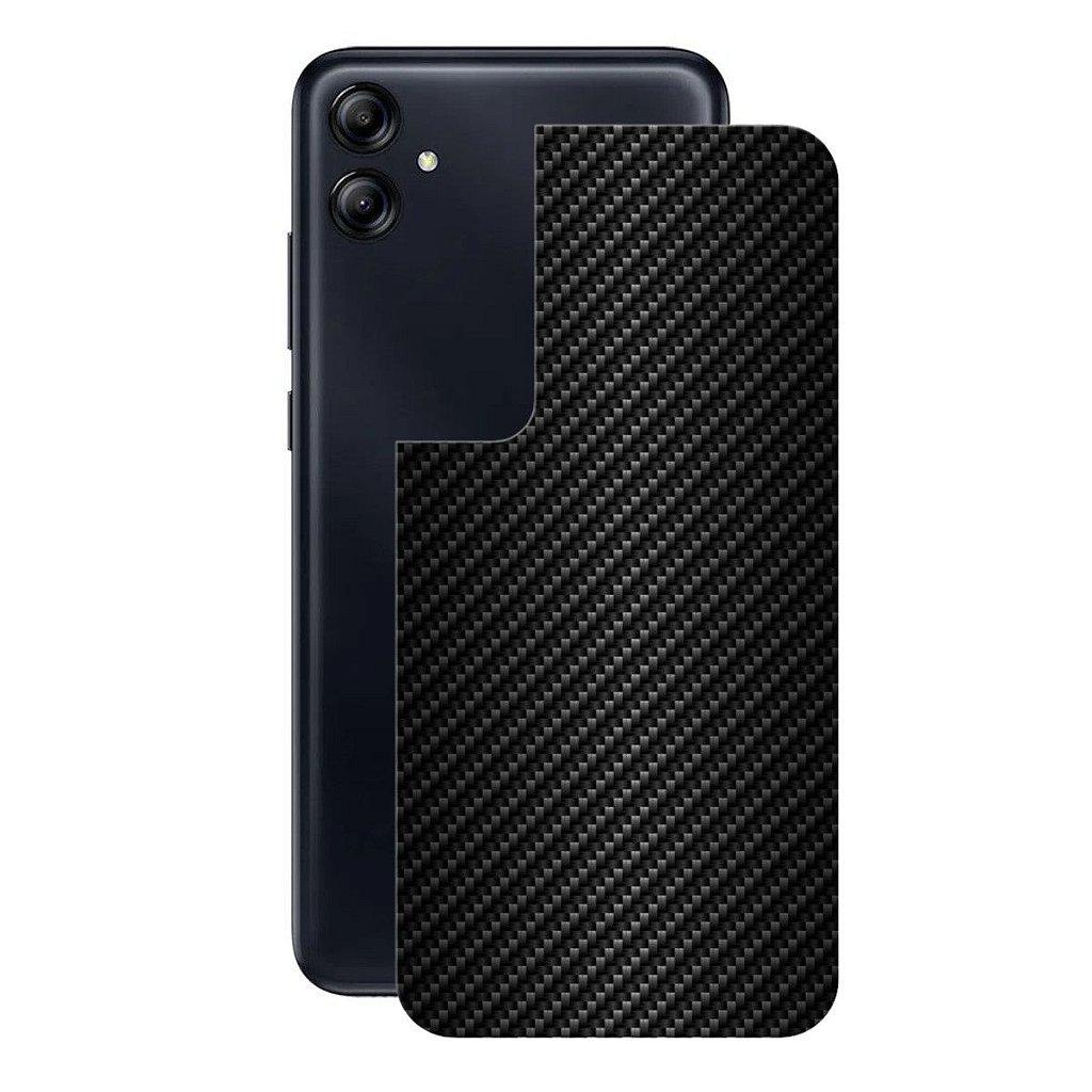 Película Galaxy A04e - Traseira Fibra Carbono Preta -Gshield em Oferta na Shopee