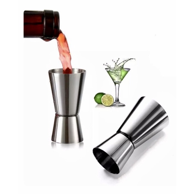 Dosador duplo para bebidas 25ml/50ml