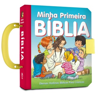 Minha Primeira Bíblia | Capa Almofadada em Oferta na Shopee