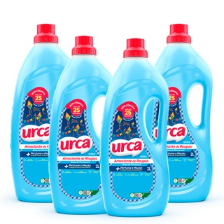 Kit 4 AMACIANTE URCA BRISA AZUL 2L em Oferta na Shopee