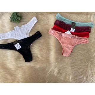 Lingerie Calcinha Tanga Bell Manu Renda Conforto Revenda Roupa Feminina Cl081