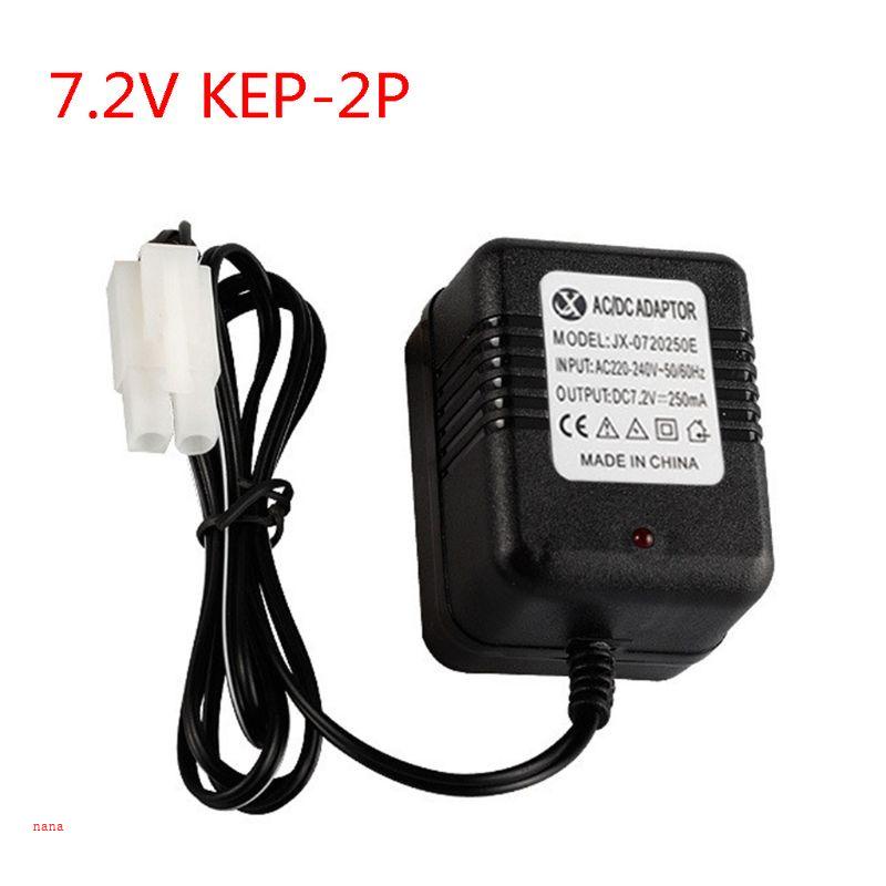 nana Para Toy 7 2V Entrada Bateria 110V-240V Saída 250mA Carregador Plugue KET-2P