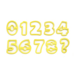 Kit Cortador Números Grande- 8,5 cm - 10 peças - BlueStar em Oferta na Shopee