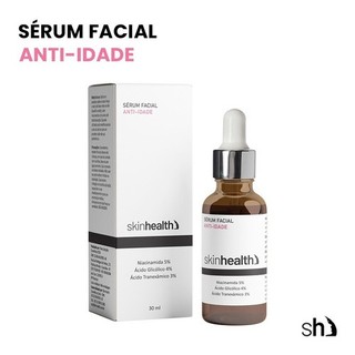 Sérum Facial Anti-idade Niacinamida 5% + Ácido Glicólico 4% + Ácido Tranexâmico 3% Skinhealth 30ml em Oferta na Shopee