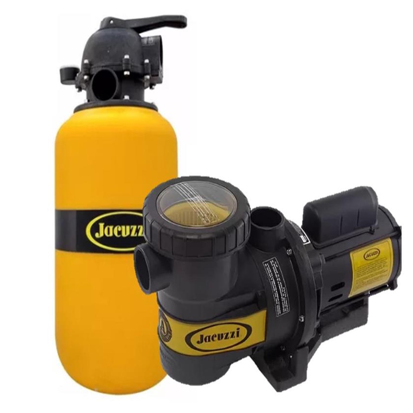 Kit Piscina Bomba Jacuzzi 3A-T Trifasico 1/3cv + Filtro 12TP