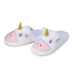 Pantufa Chinelo Unicórnio Importway Adulta Infantil 38 a 39