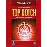 Top Notch 1 Workbook - Second Edition de Joan Saslow / Allen Ascher pela Pearson Longman (2011)