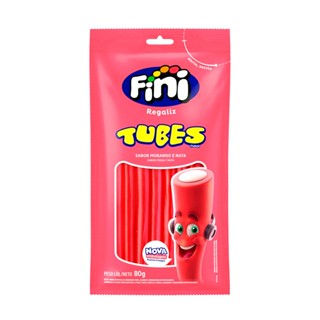 Tubes Morango 80g - Fini