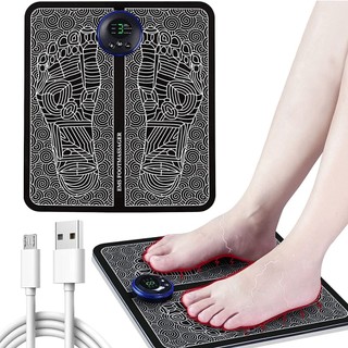 Tapete Massageador de Pernas Massageador De Pés Elétrico Relaxamento Muscular Pro Massageador de Fisioterapia EMS