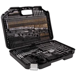 Jogo de Brocas Bits Soquetes Serra Copo com 246 Peças Maleta Resistente - Lith