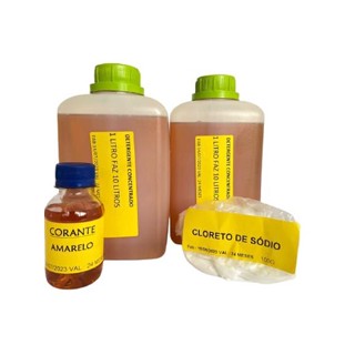 KIT DETERGENTE BASE CONCENTRADA FAZ 20 LITROS NOVIDADE