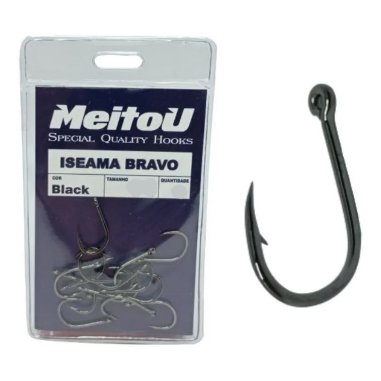 Anzol MEITOU ISEAMA BRAVO - Varios Tamanhos em Oferta na Shopee