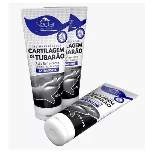 Gel Massageador Cartilagem Tubarao 200ml Nectar