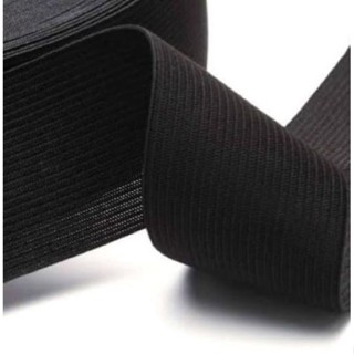 ELÁSTICO ESTIKA PRETO 2cm - ROLO 25 METROS