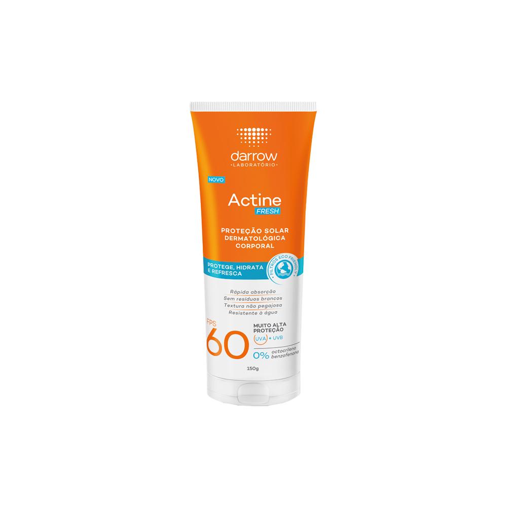 Darrow Actine Fresh FPS60 Protetor Solar Corporal 150g - Beauty