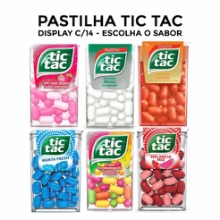 Pastilha Tic Tac Display c/14 ESCOLHA O SABOR - Ferrero