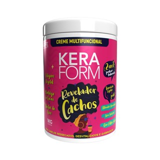 Creme Hidrata Multifuncional Revelador Cachos Keraform 1Kg