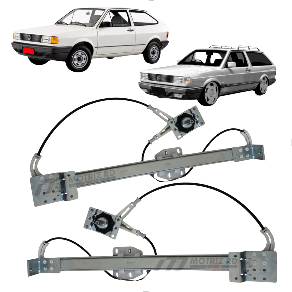 Par Máquina Vidro Gol Quadrado 1988 1989 1990 1991 Até 1996 em Oferta na Shopee