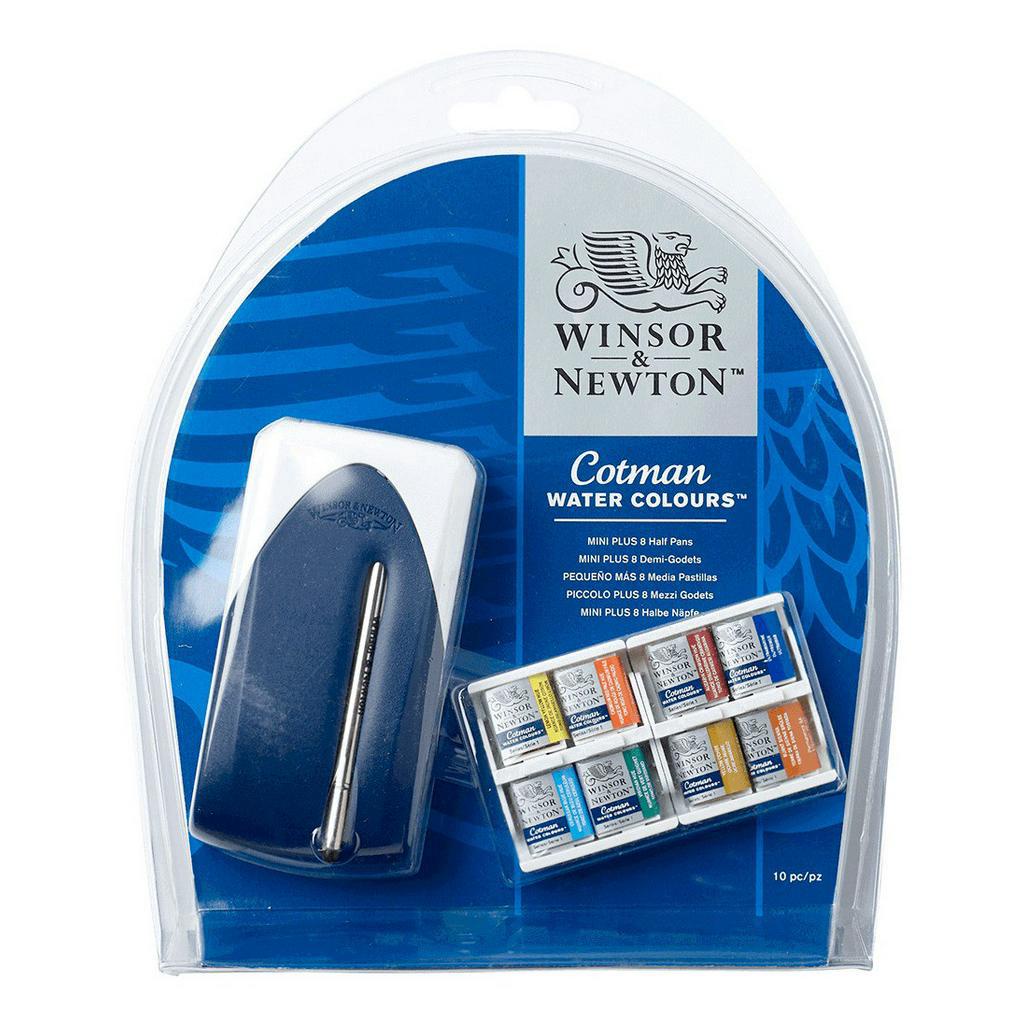 Conjunto De Aquarela Em Pastilha Cotman 8un. Winsor & Newton