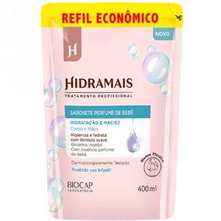 Sabonete Líquido Hidramais Perfume de Bebê Refil 400ml