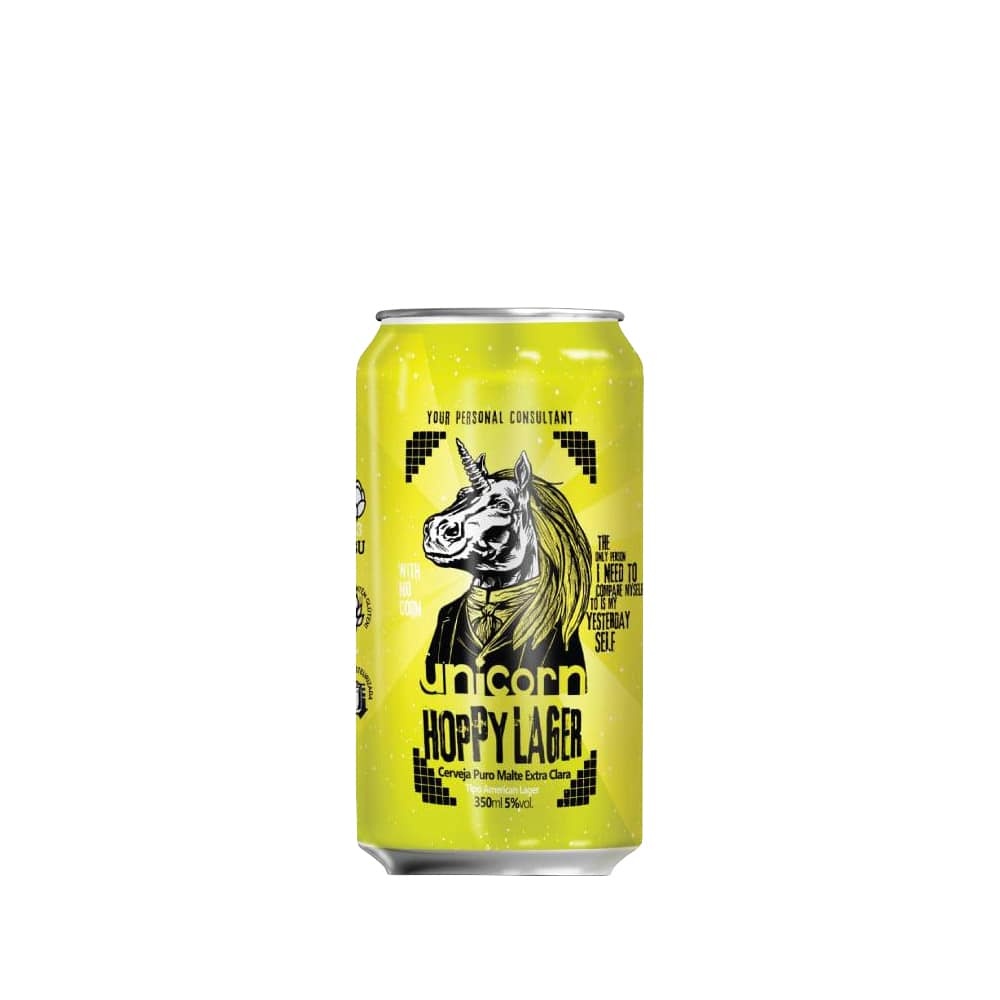 Cerveja Unicorn - Hoppy Lager - Lata 355ml