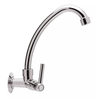 5168 C80 - Torneira cozinha ou banheiro PAREDE Bica Móvel ABS CROMADA  1/4 VOLTA em Oferta na Shopee