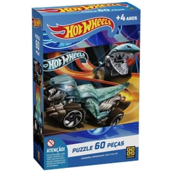 Quebra Cabeça Hot Wheels 60 Peças - Grow